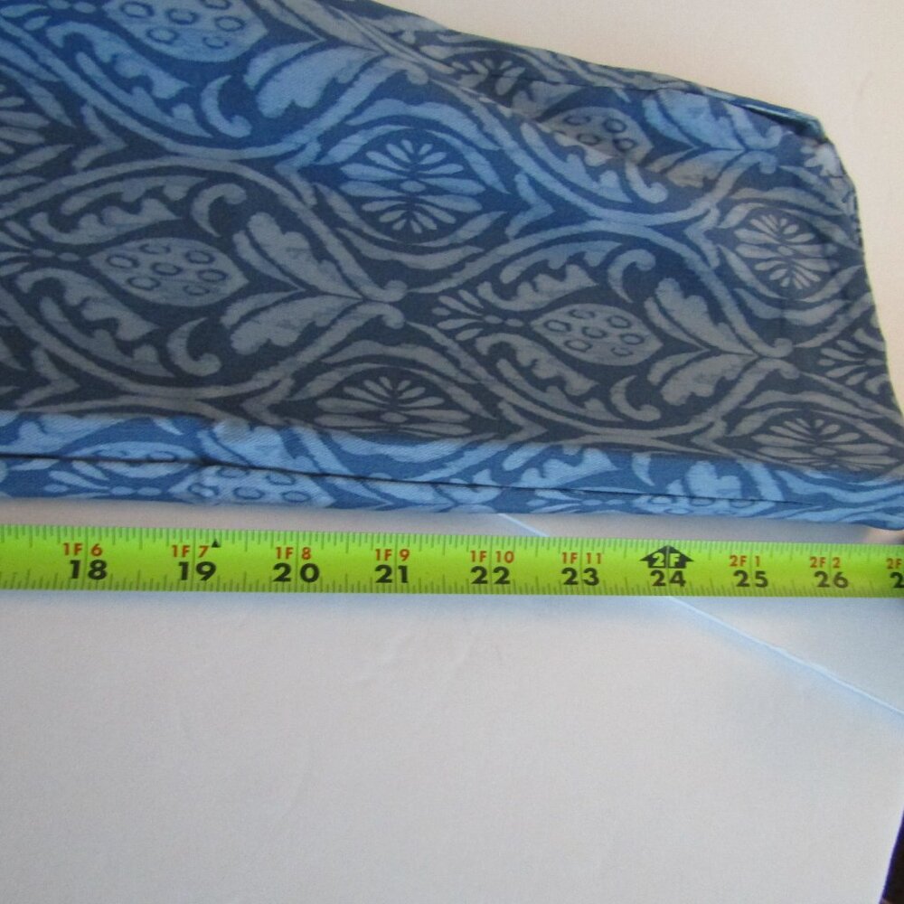 Soft Surroundings Blue/Blue Patterned Classic Fit… - image 4